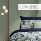 Taie De Traversin Satin De Coton - Blanc - Jardin D'Eden