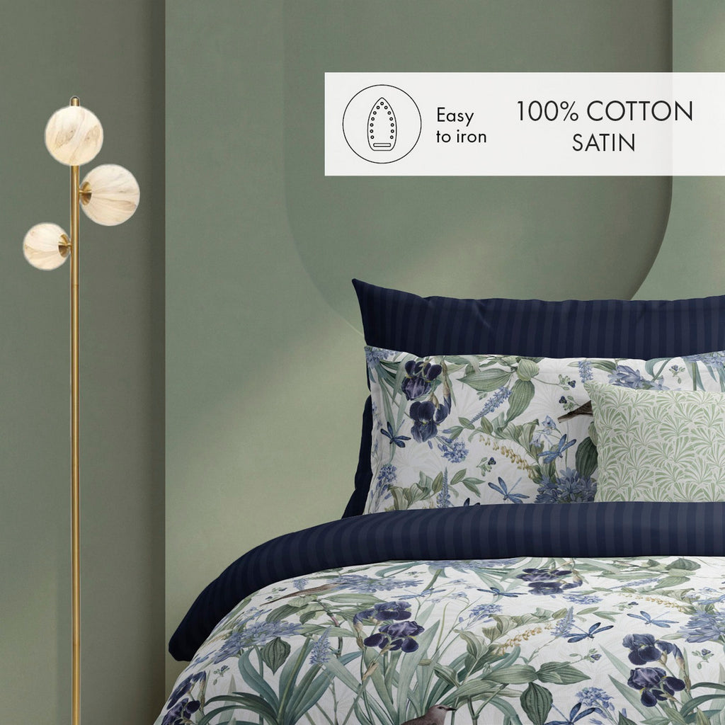 Taie De Traversin Satin De Coton - Blanc - Jardin D'Eden
