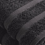 Set of 2 Towels - Dark Grey - Vague