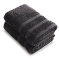 Set of 2 Towels - Dark Grey - Vague