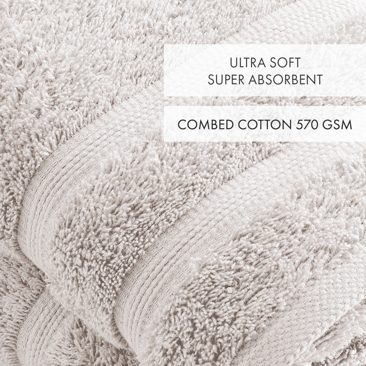 Set De 2 Serviettes - Sable - Vague