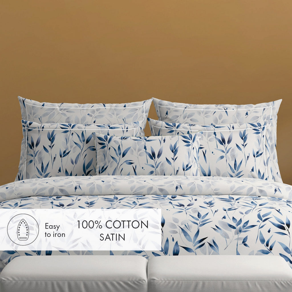 Set De 2 Taies D'Oreiller Satin De Coton - Blanc - Murmure