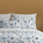Lenzuolo Piano in Raso di Cotone - Bianco - Splendore Blu