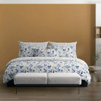 Lenzuolo Piano in Raso di Cotone - Bianco - Splendore Blu