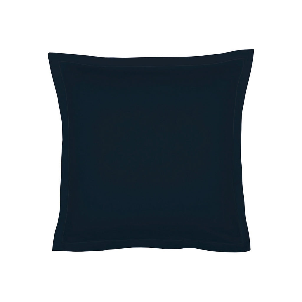 Set de 2 fundas de almohada de satén de algodón - Azul 11 - Liso 1 Baratta