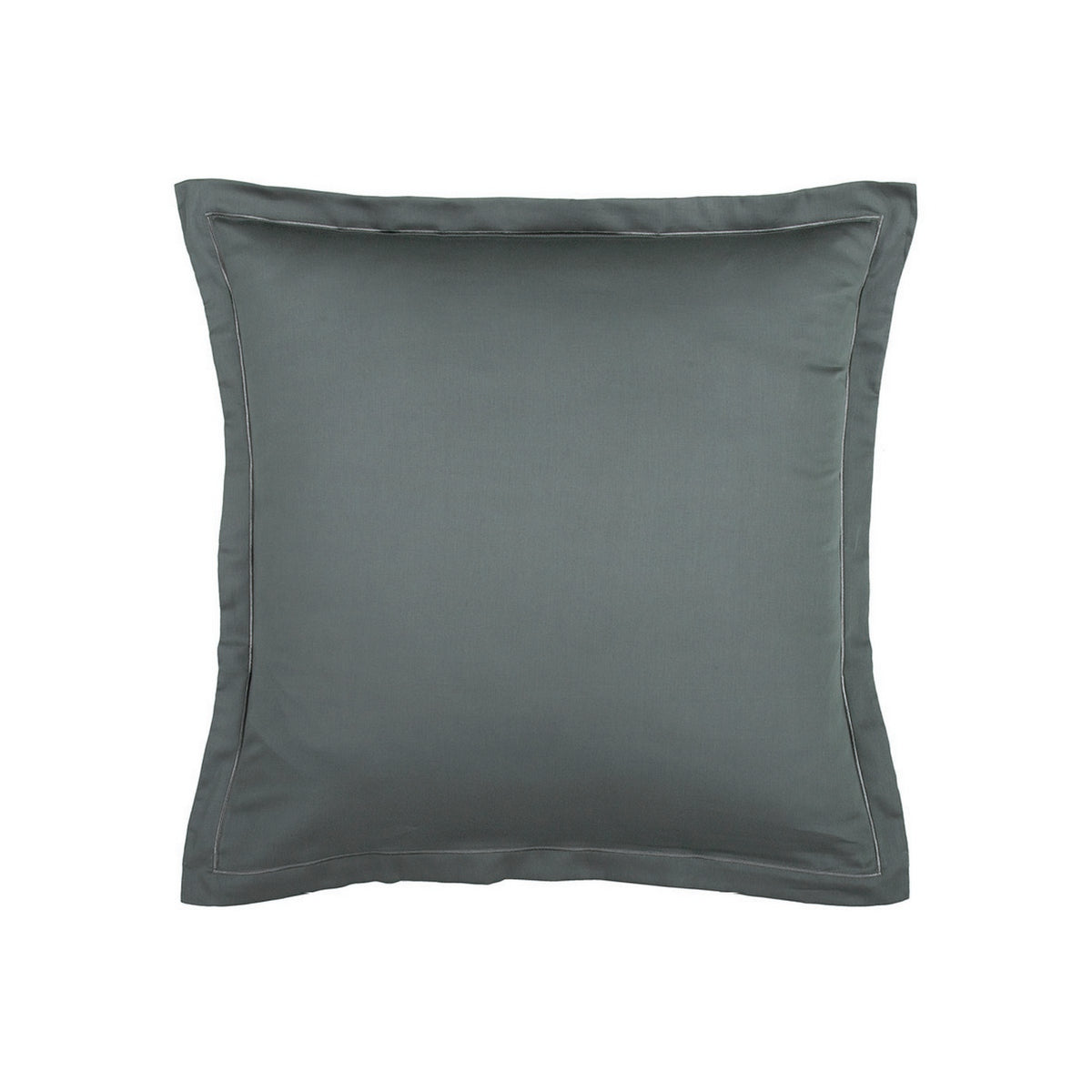 Set De 2 Taies D'Oreiller Satin De Coton - Gris 02 - Uni 1 Baratta