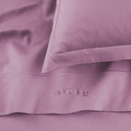 Set De 2 Taies D'Oreiller Satin De Coton - Rose 03 - Uni 1 Baratta