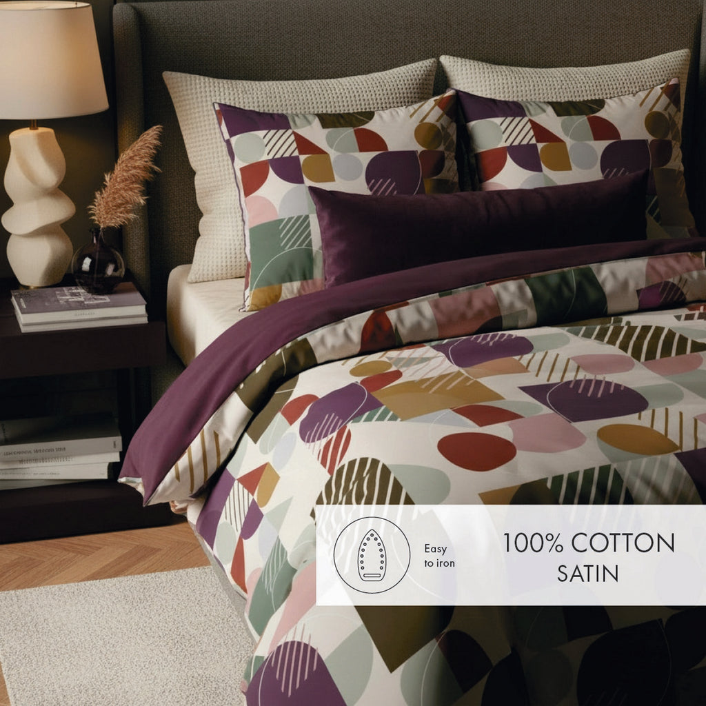Taie D'Oreiller Satin De Coton - Blanc - Modul'Art