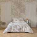 Duvet Cover + Pillowcases Cotton Satin - Light Taupe - Tropical
