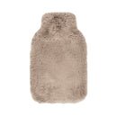 Hot Water Bottle With Cover - Beige - Plain