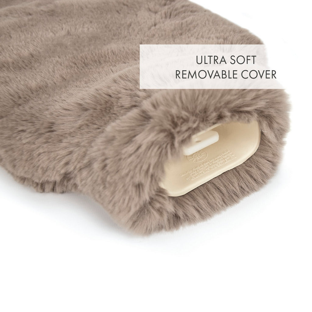 Bouillotte Avec Housse - Beige - Uni