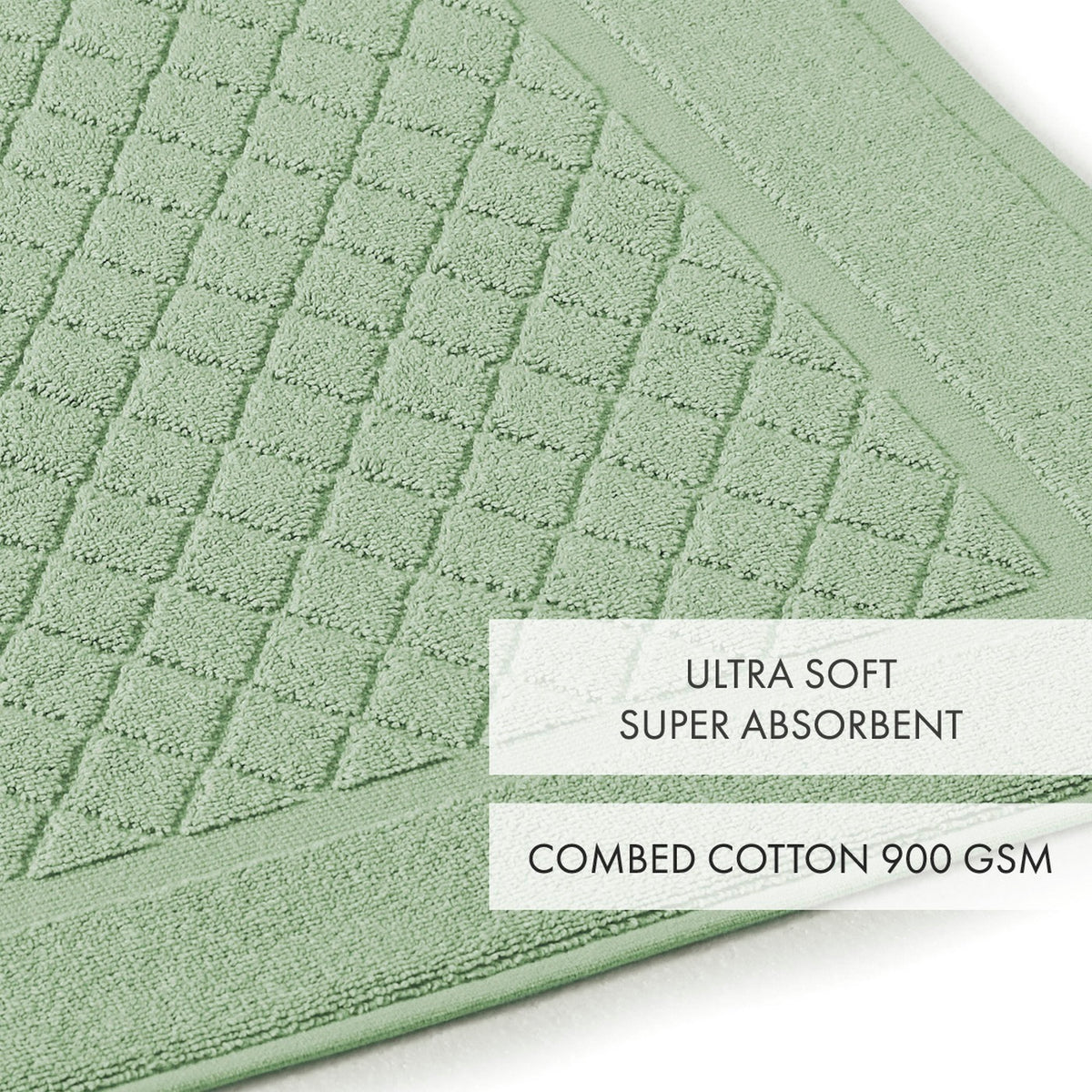 Tapis De Bain - Vert Prairie