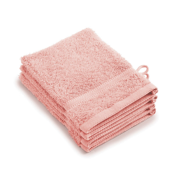 Set di 4 guanti da bagno - Rosa salmone - Vague