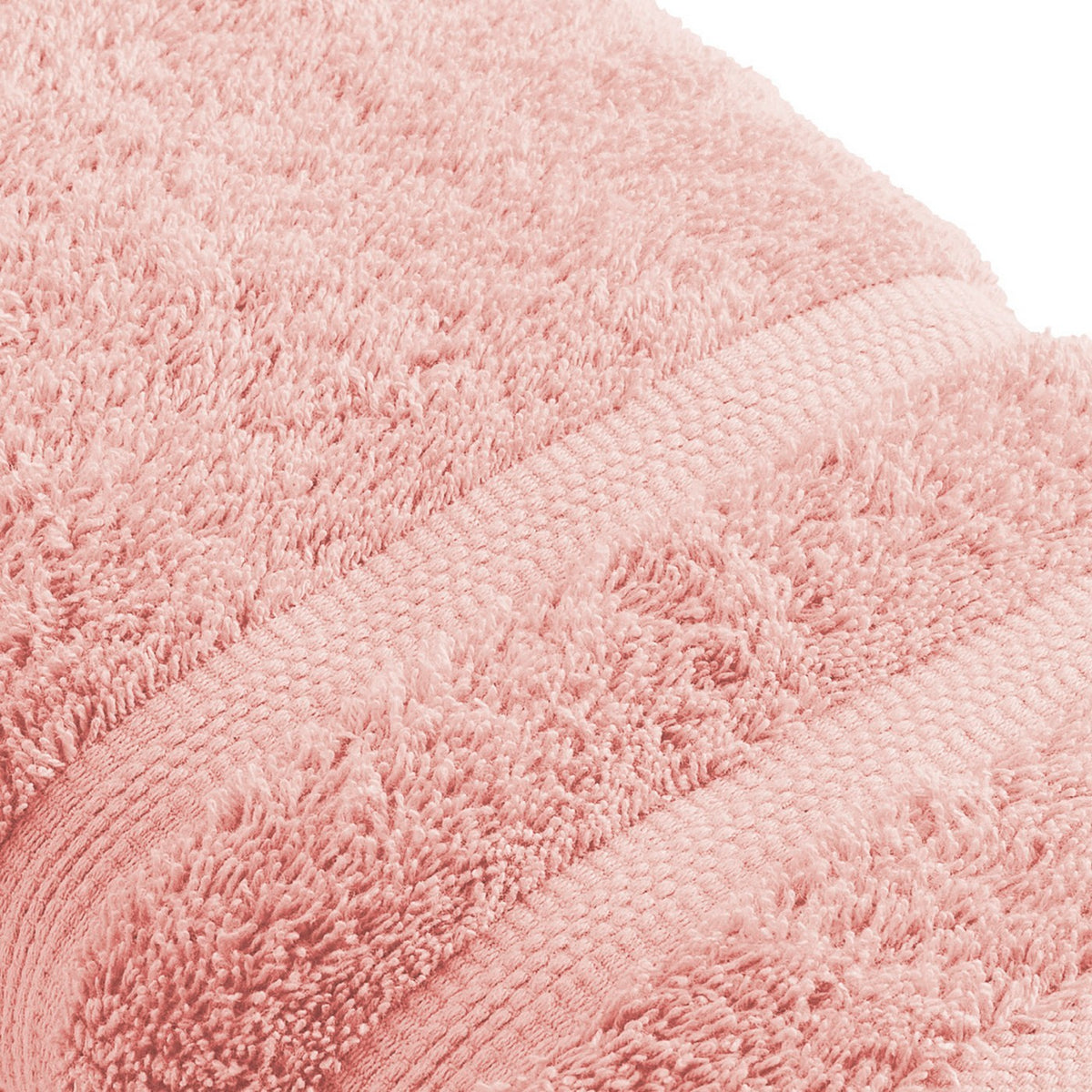 Set De 4 Toallas De Tocador - Rosa Salmón - Ola