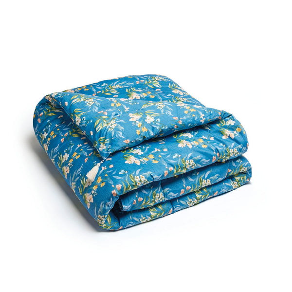Piumino Con Nappe - Blu - Bella Di Notte