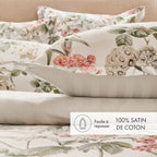 Cotton Sateen Flat Sheet - White - Rozas