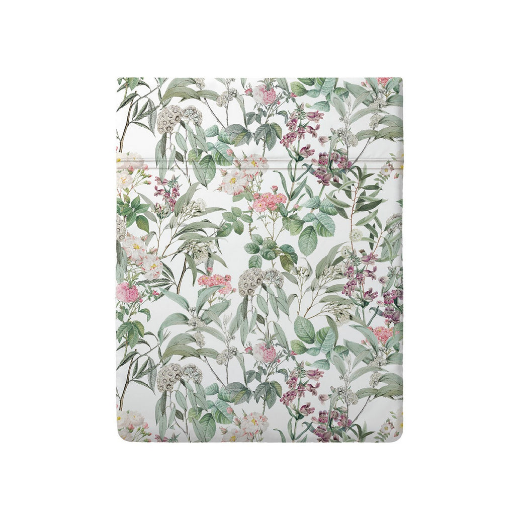 Cotton Sateen Flat Sheet - White - Rozas