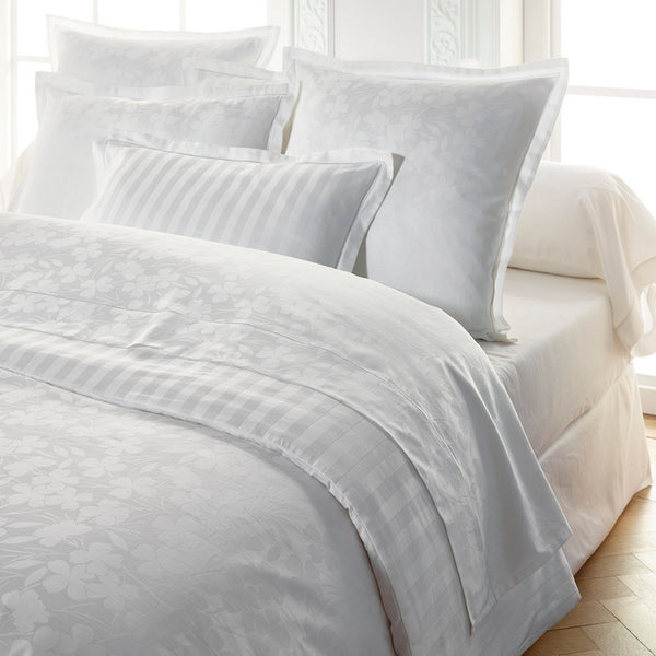 Taie De Traversin Satin De Coton - Blanc - Uni