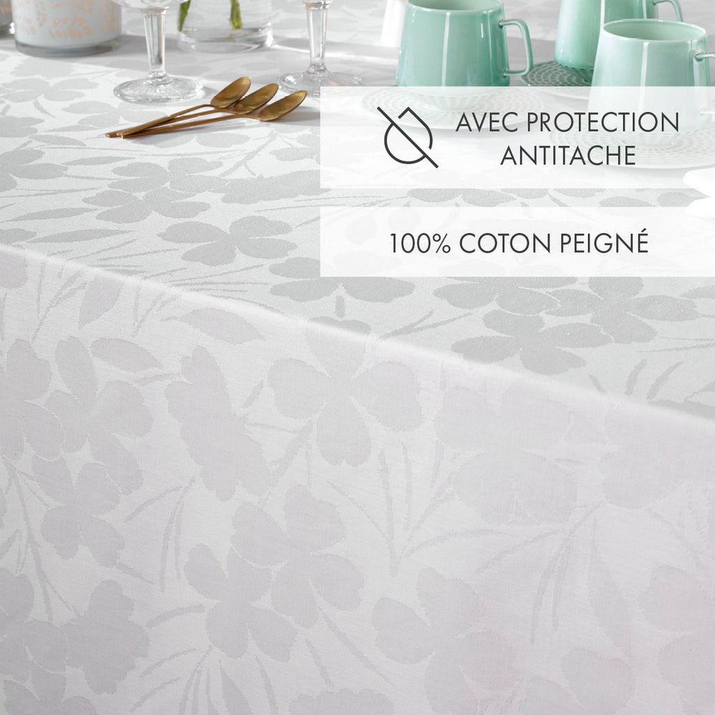Mantel Tejido Jacquard - Blanco - Petit Chêne