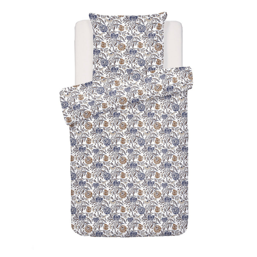 Funda Nórdica + Fundas De Almohada Satén De Algodón - Blanco - Leela