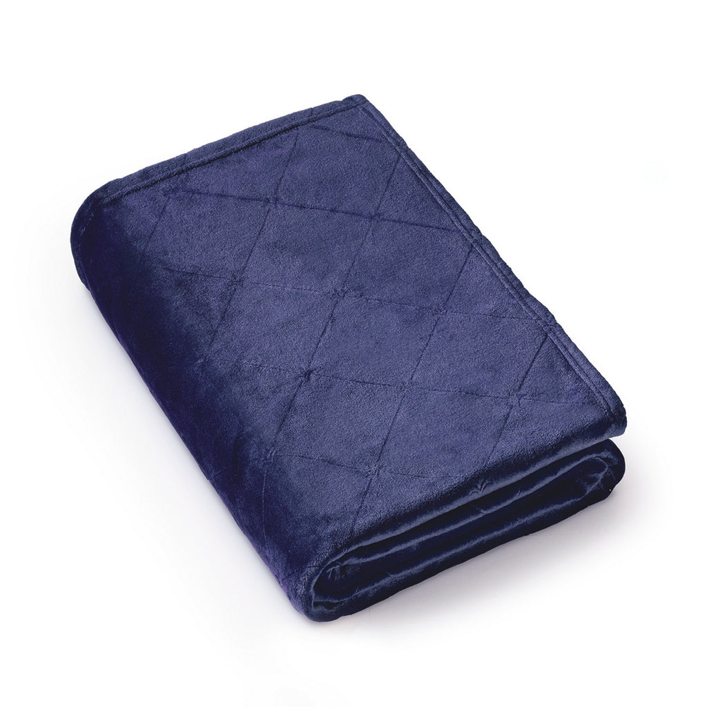 Large Throw - Dark Blue - Diamond