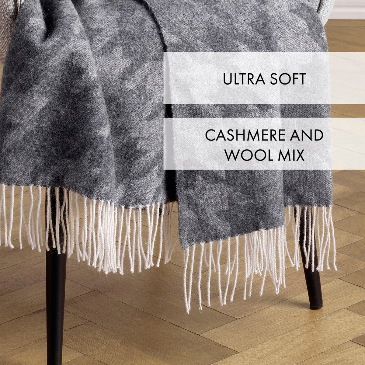 Plaid Tessuto - Grigio - Clémence