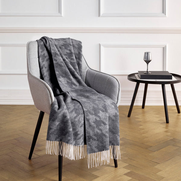 Plaid Tessuto - Grigio - Clémence