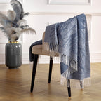 Plaid Tejido - Azul - Illusion Tropicale