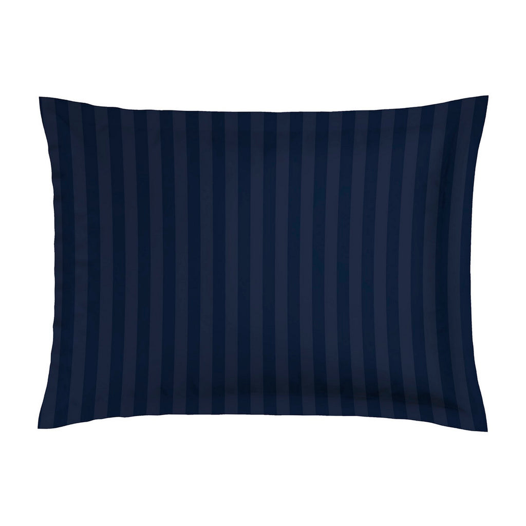 Set Of 2 Cotton Satin Pillowcases - Dark Blue - Floral Night