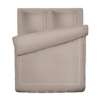 Funda Nórdica + Fundas Almohada Algodón Satén - Taupe / Taupe - Nice