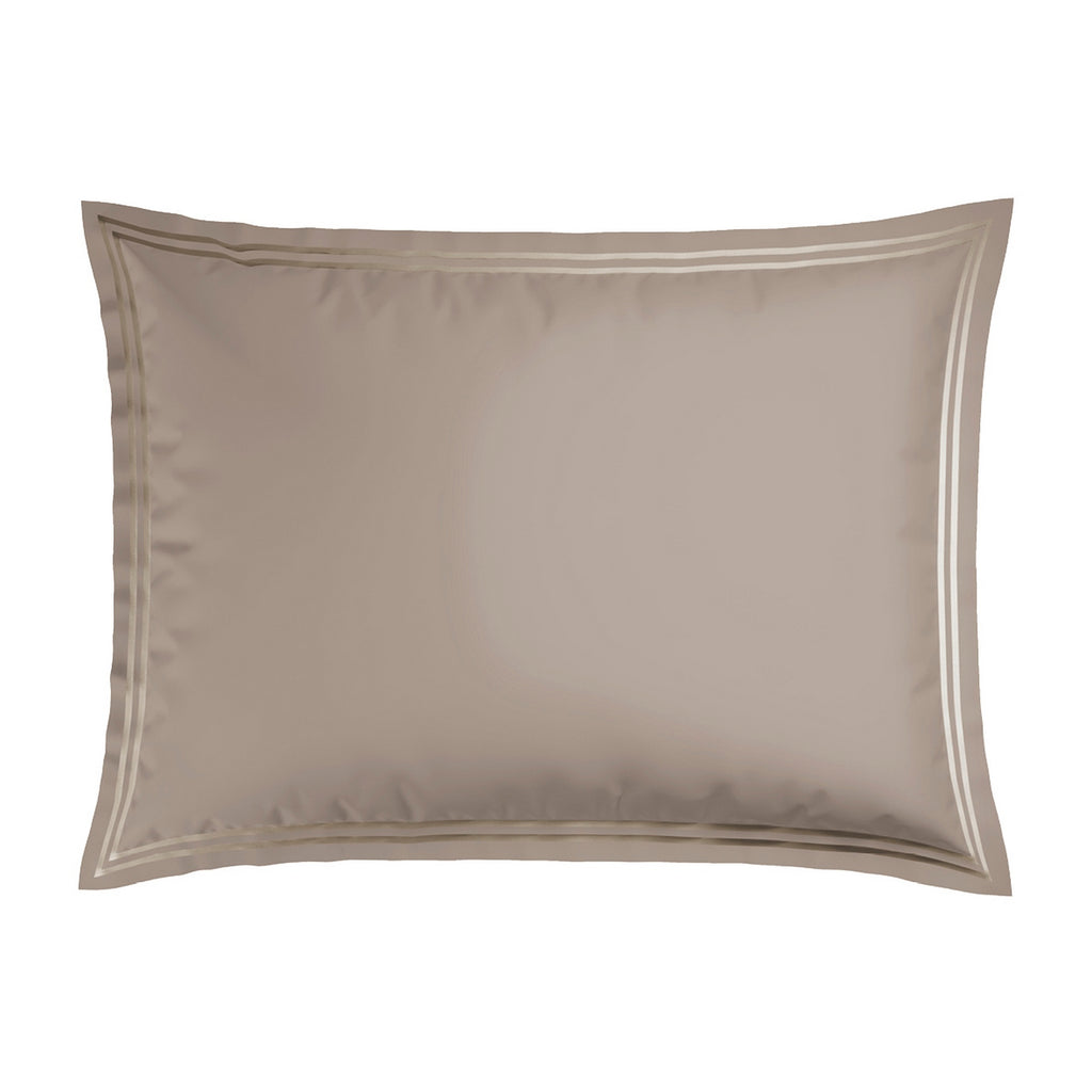 Set di 2 federe in raso di cotone - Taupe / Taupe - Nice
