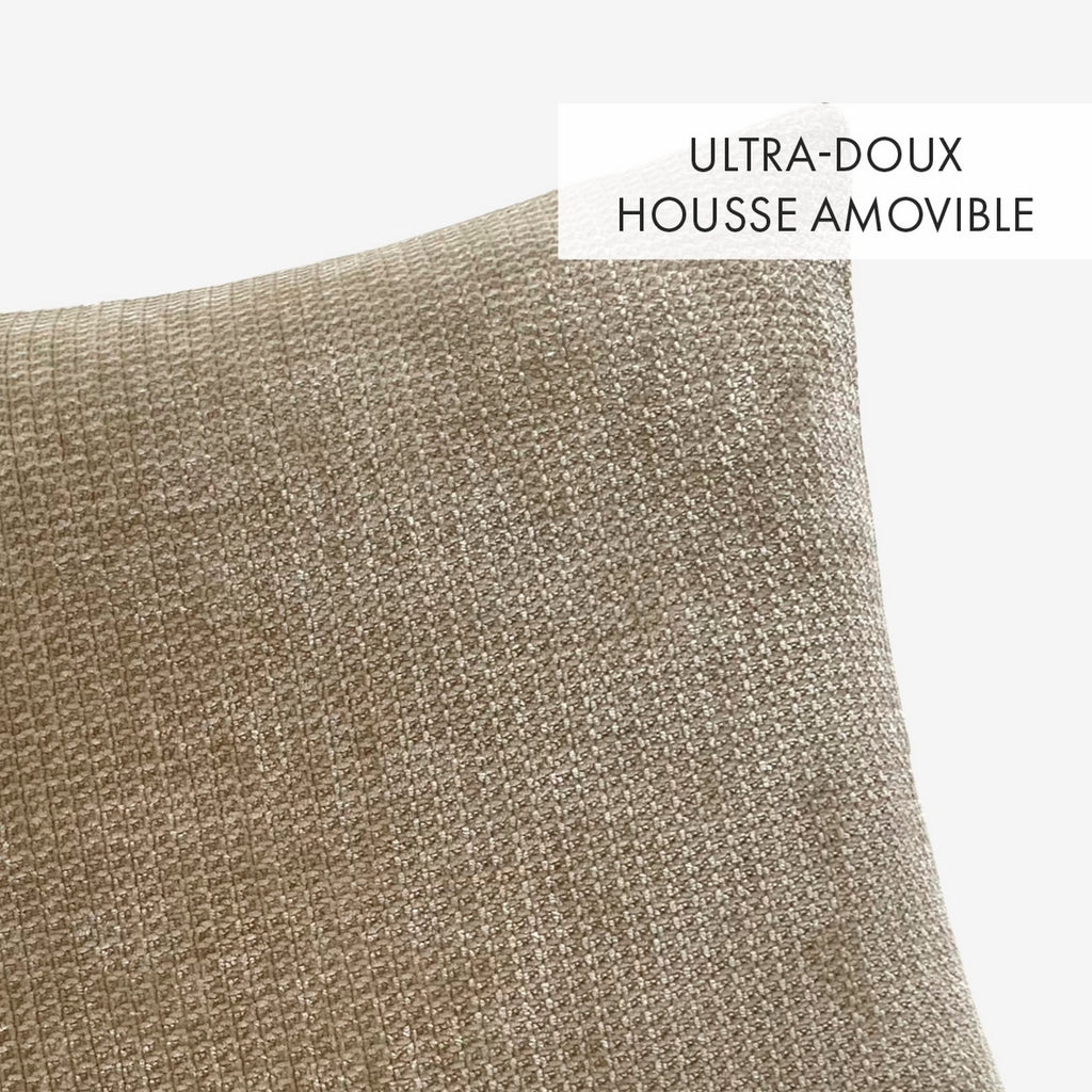 Housse De Coussin - Taupe - Maya