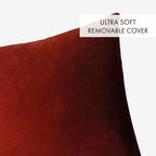 Funda de cojín - Rojo Secuoya - Malory