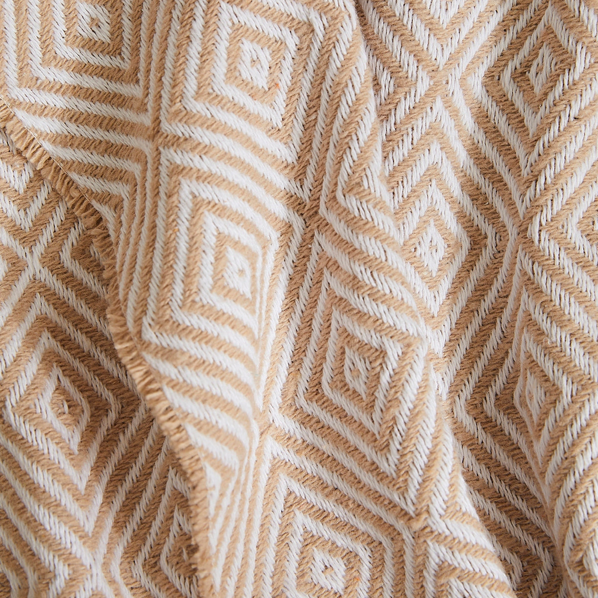 Plaid Tissé - Taupe - Venise