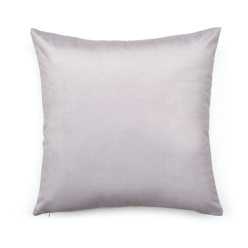 Chiseled Flower Cushion Cover - Taupe - Plain