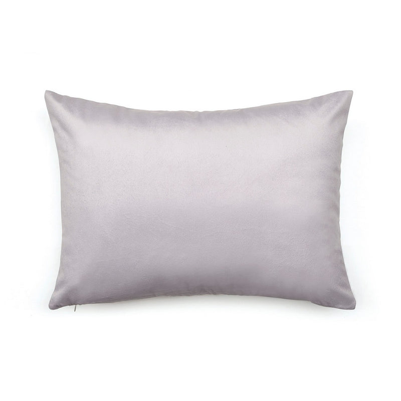 Chiseled Flower Cushion Cover - Taupe - Plain