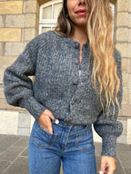 Cárdigan Irène gris oscuro