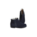 Boots Bottines Resistantes Bande Pailletée - Nubuck Bleu Marine - Fille