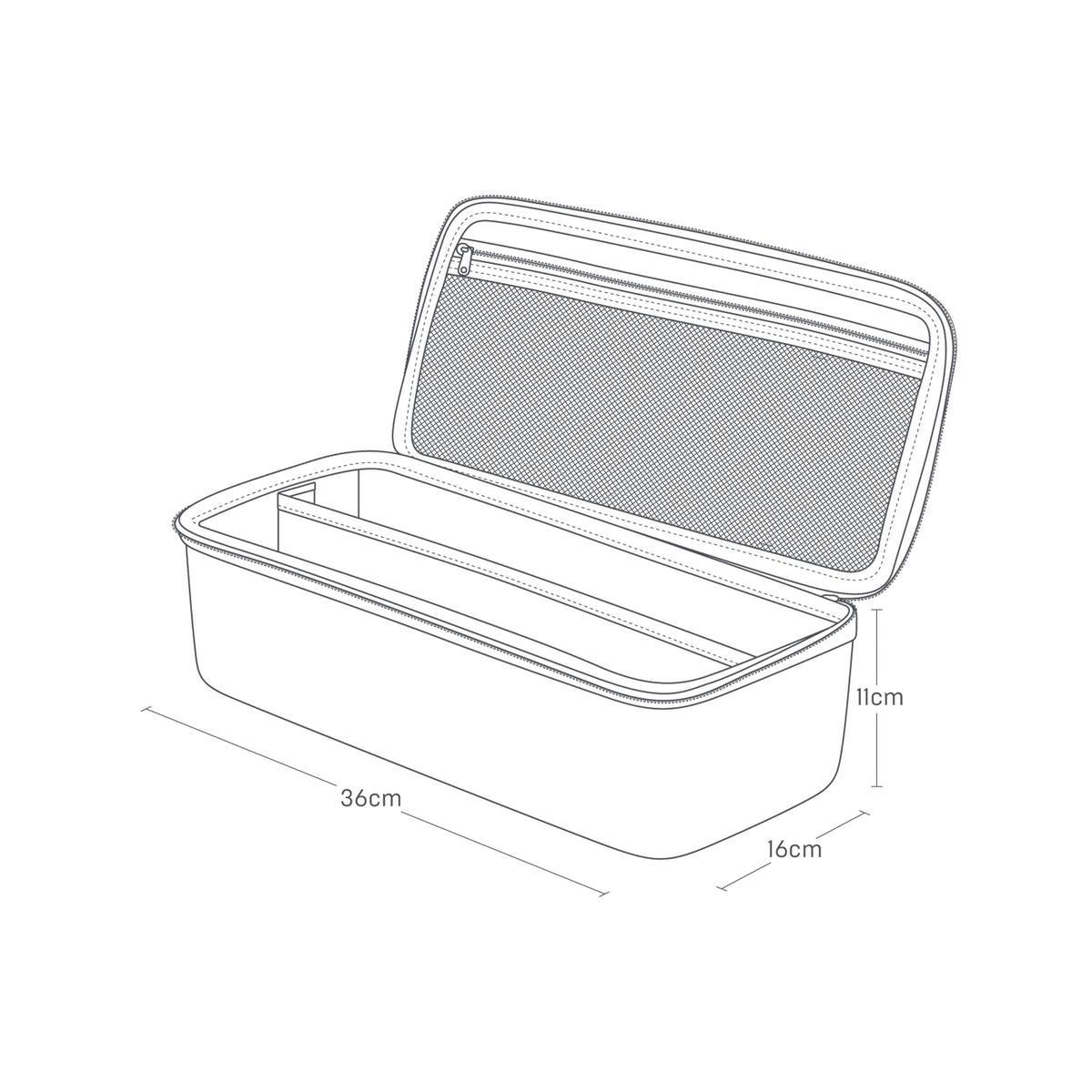 Bolsa De Herramientas Tower Con Separador - Gray