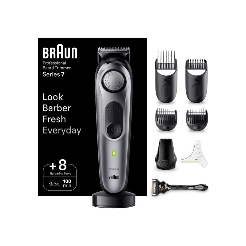 Tondeuse À Barbe Series 7 Bt7420 - Avec Outils Professionnels - Noir/Gris