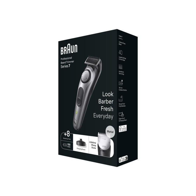 Tondeuse À Barbe Series 7 Bt7420 - Avec Outils Professionnels - Noir/Gris