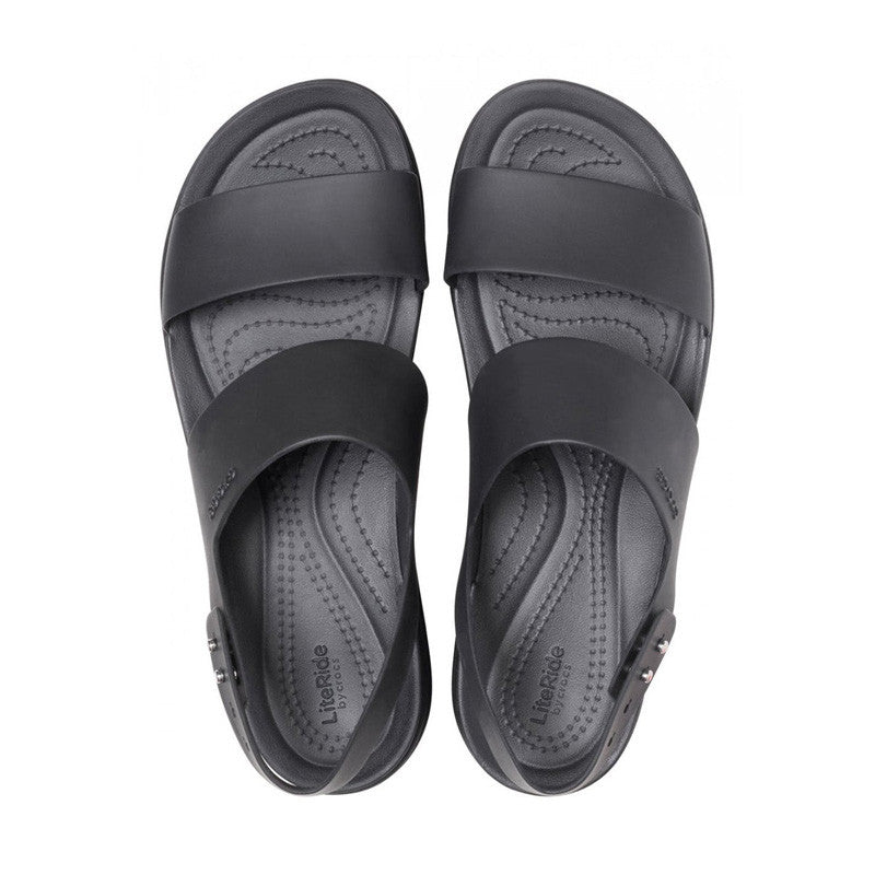 Sandales Crocs Brooklyn Low Wedge - Noir