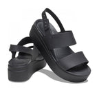 Sandales Crocs Brooklyn Low Wedge - Noir