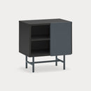 Nube - Table De Chevet - Noir & Gris Anthracite