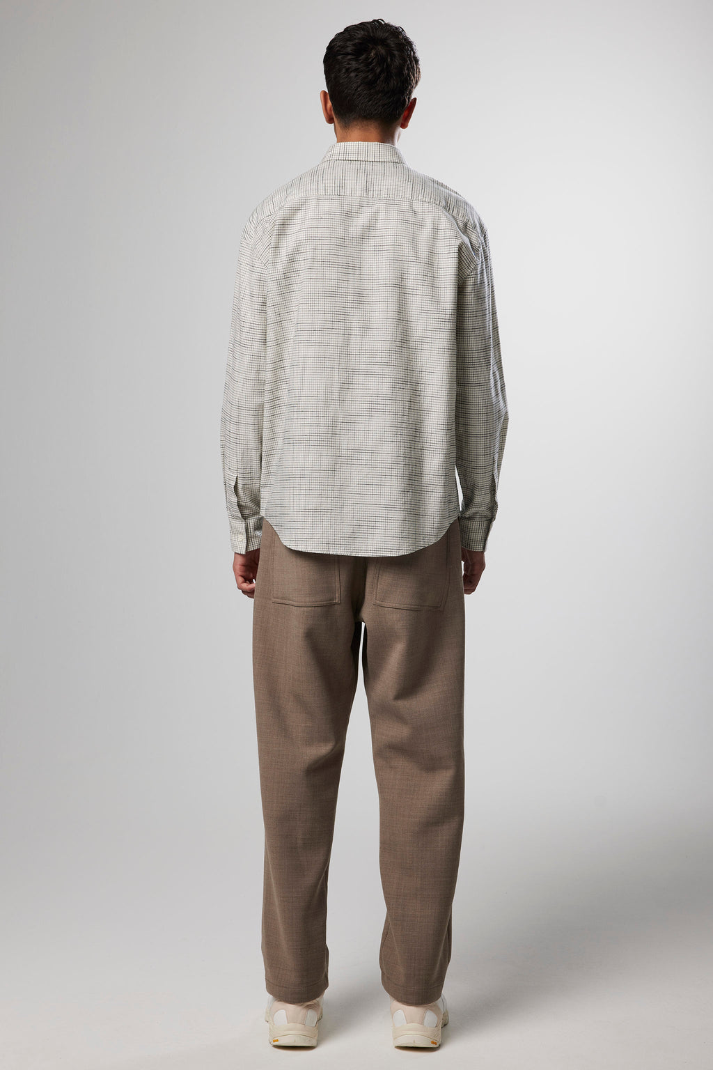 Deon - White Check Shirt