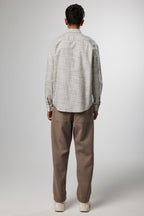 Deon - White Check Shirt