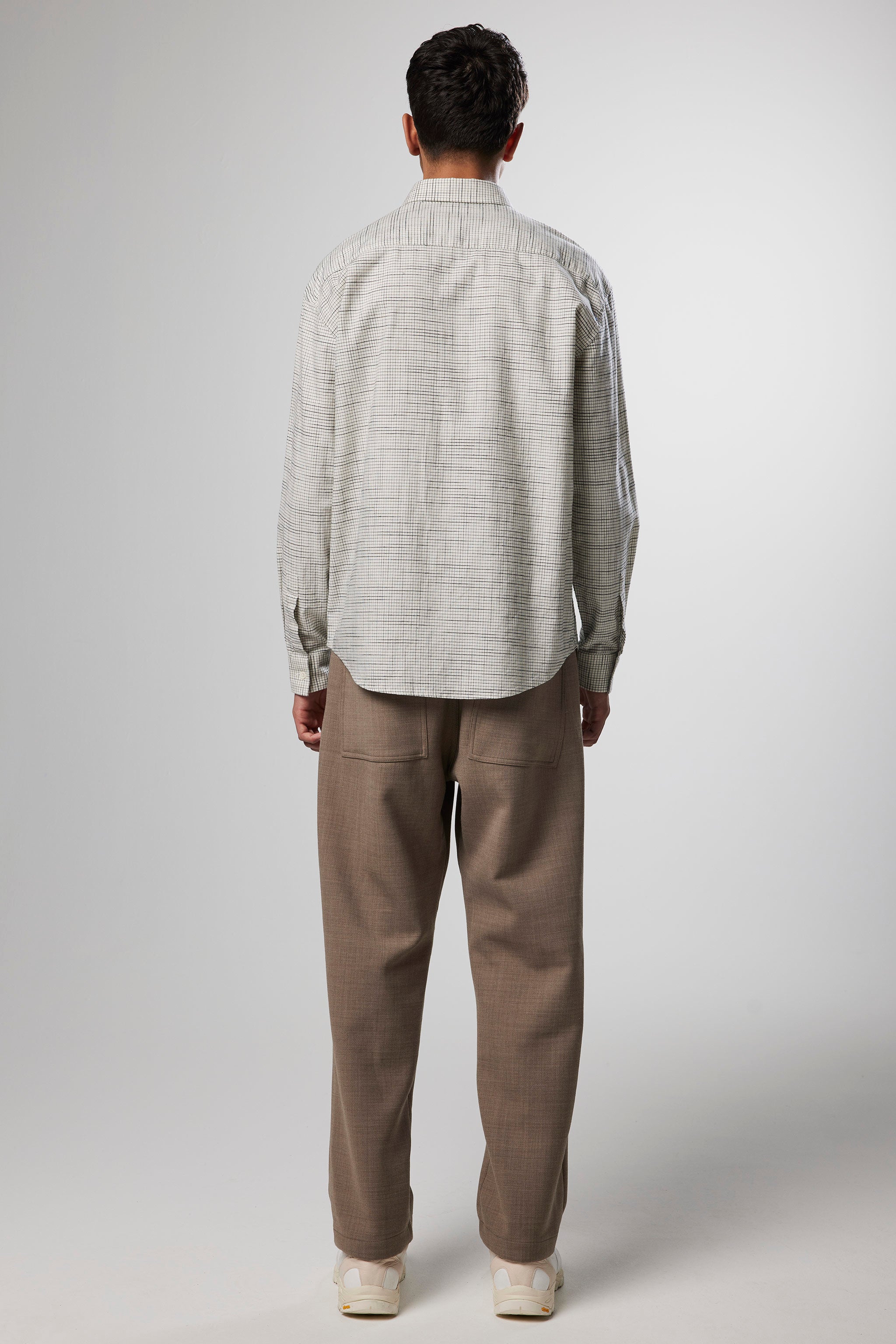 Deon - White Check Shirt