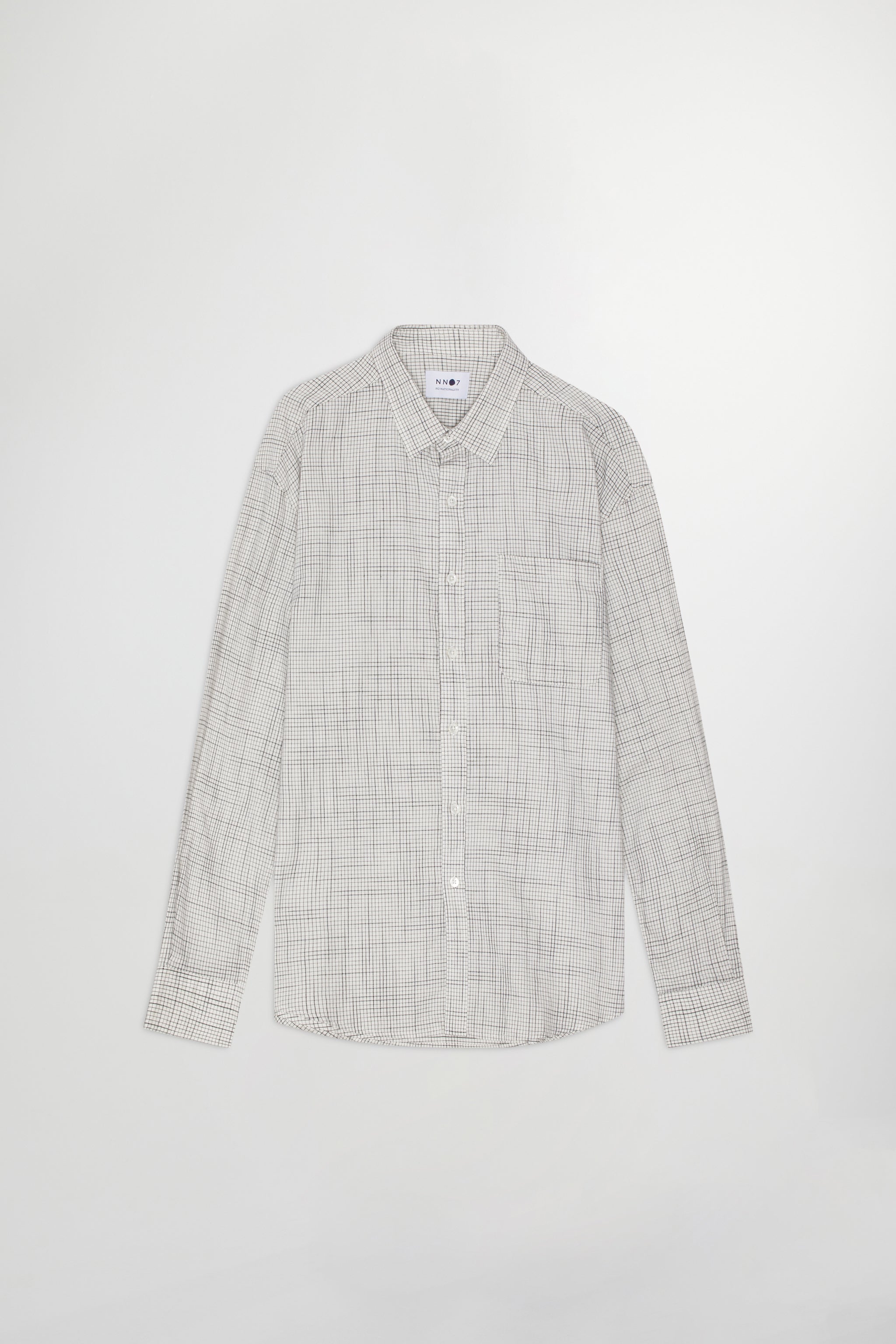 Deon - White Check Shirt