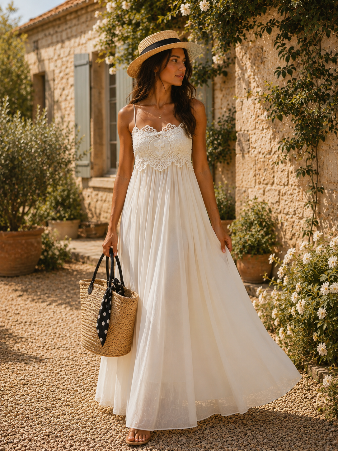 Robe Angelique - Ecru