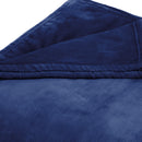 Uni - Plaid En Polaire - Bleu